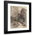 thumbnail image 1 of Myles Birket Foster 14x18 Black Modern Framed Museum Art Print Titled - An Old English Mill, 1 of 5
