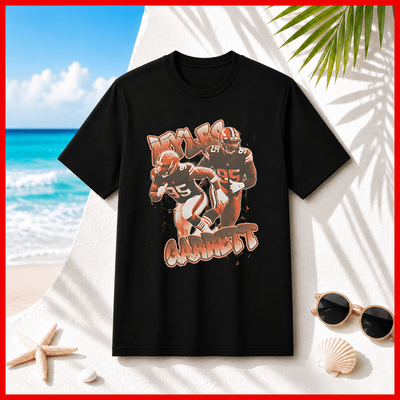 Myles Garrett Cleveland Football Defensive Edge Rusher Unisex T-Shirt V80329, S-5XL