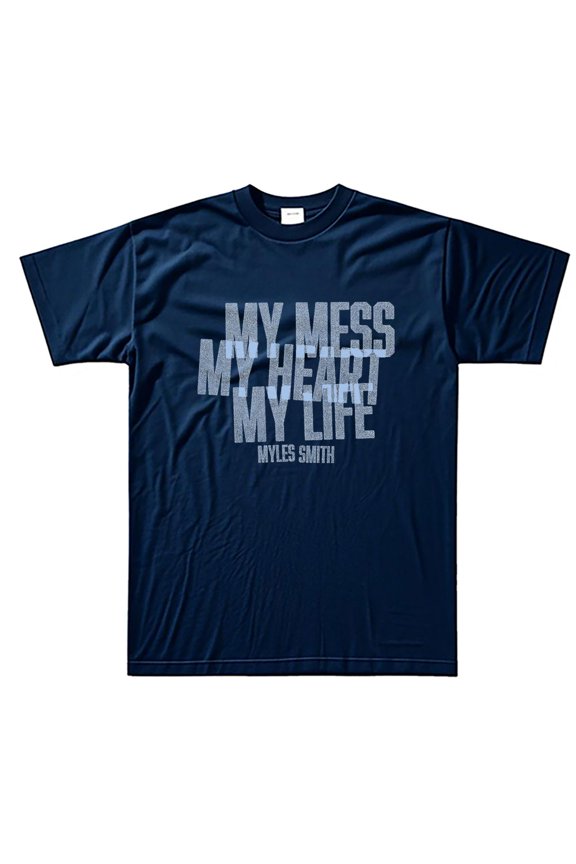 Myles Smith My Mess Merch T-shirt Summer Unisex New Fashion Short-sleeved Casual Design Tee