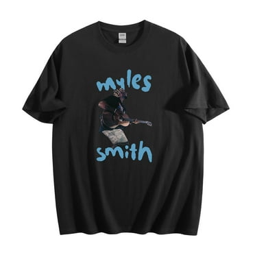 Myles Smith Photo Cotton Tshirt Hip Hop Short Sleeve Fashion Tops Vintage Tee Shirt