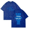 thumbnail image 1 of Myles Smith We Were Never Strangers Tour 2025 Washed Cotton Tee Women Men Crewneck Short Sleeve T-shirt, 1 of 2
