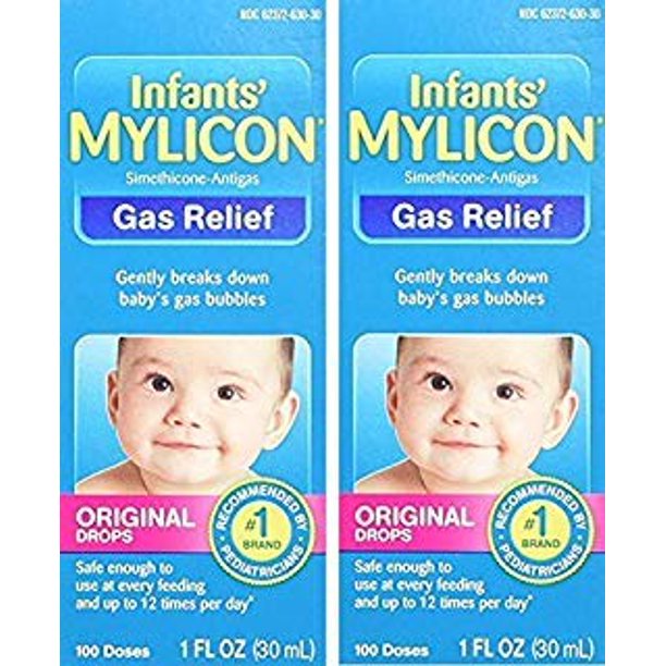 Mylicon Infant Gas Relief Drops Original Formula 1 oz (2 Pack