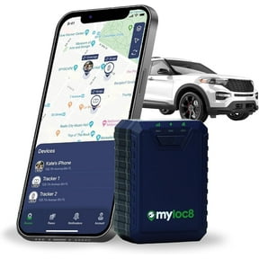 Myloc8 Ultra GPS Vehicle Tracker  Rugged Waterproof GPS Locator for Cars, Trucks, Hidden Tracking Device, 4G LTE, Powerful Magnet and Real-Time Updates, Long Battery Life, Subscription Required