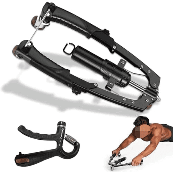 Mymus Coreflex Twister Pro, Hydraulic Power Chest Press Machine, Adjustable Hydraulic Arm Exerciser Twister Bar, for Upper Body & Abs Fitness, Home Gym Equipment$$Sport & Recreation Other