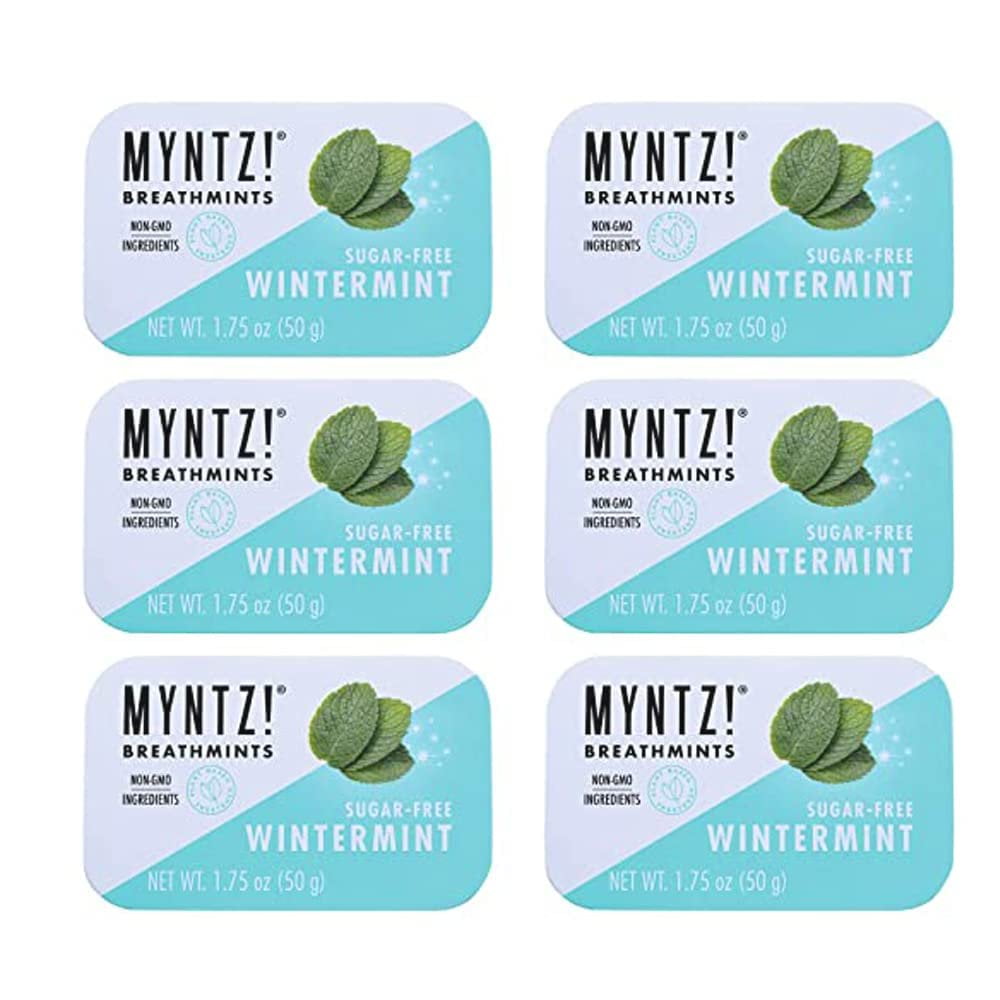 Myntz Blast Breathmints, Sugar Free 1.75-Ounce Containers Wintermynt, 12 Pack
