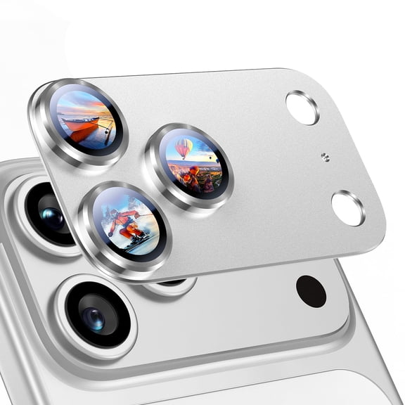 Mynvo for iPhone 17 Pro Camera Lens Protector, HD Clear Tempered Glass Camera Lens Screen Protector Metal Scratch Resistant Case Friendly Camera Lens Protector for Apple iPhone 17 Pro