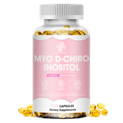 Myo & D-Chiro Inositol Blend Capsule | Supports Fat Metabolism & Healthy Ovarian | 120 Softgels