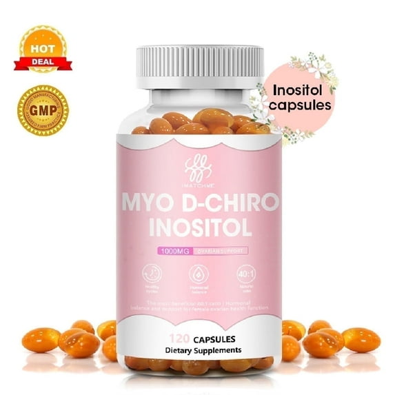 Myo Inositol Capsule - Myo D-Chiro Inositol Blend Supplement - Hormonal Balance Ovarian Support by IM