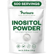 Myo Inositol Powder 250g 500 Servings, Nootropic, Cognitive Enhancer, Mood Support, Memory, Learning, Focus, Concentration, Boosts Mental and Physical Energy