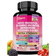 thumbnail image 1 of Myo Inositol Supplement 750mg, Berberine 500mg, D-Chiro Inositol 50mg, Folate 400mcg, Chromium 100mcg, Ceylon Cinnamon 200mg, Ashwagandha 100mg, DIM 75mg, Vitex Chasteberry 150mg, 90 Capsules, 1 of 8