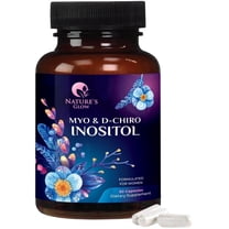 Myo Inositol Supplement & D Chiro, Premium 40:1 Ratio Myo-Inositol & D-Chiro, Natural Balance & Ovarian Health Support, Vitamin B8 Supplement - 60 Capsules (30 Day Supply)