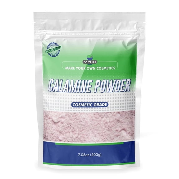 Myoc Calamine Powder - 7 oz | for Skin, Soap Making, Itching & DIY Cosmetic Grade