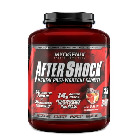 Myogenix Aftershock, Fruit Punch, 5.82Lb