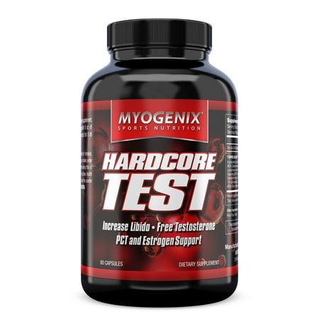 Myogenix Hardcore Test, 80 Ct