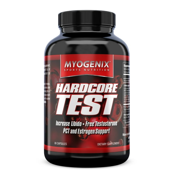Myogenix Hardcore Test, 80 Ct