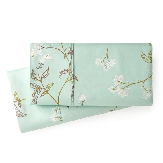 Myosotis Scorpioides Printed Cotton Pillowcases by SouthShore Fine Linens