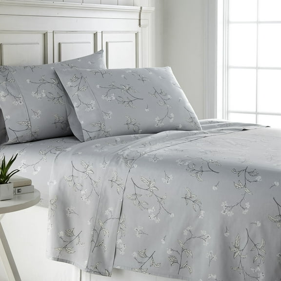 Myosotis Scorpioides Printed Cotton Sheet Set by SouthShore Fine Linens
