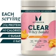 Myprotein Clear Whey Isolate Protein Powder, Peach Mango, 20 Servings (1.1lbs)
