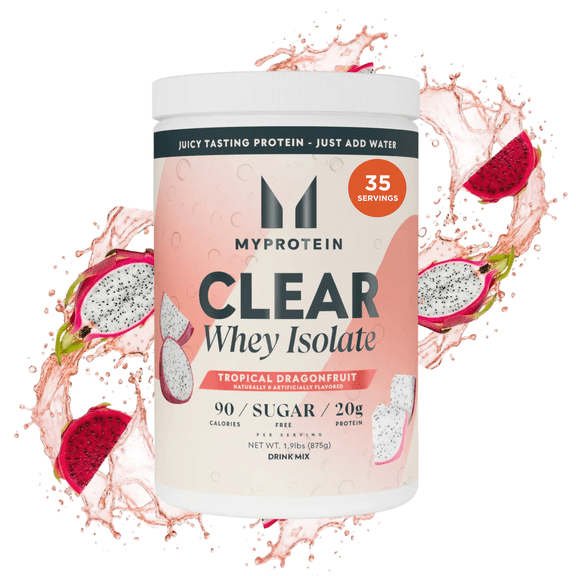Myprotein Clear Whey Isolate Tropical Dragonfruit Protein Supplement 1.9 lbs