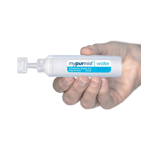 Mypurmist Ultrapure Water - Double distilled + Ultra-filtered - 20 Refills - Up to 100 Sessions