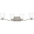 thumbnail image 1 of Myra 4-Light Bathroom Vanity Light in Brushed Nickel, 1 of 2