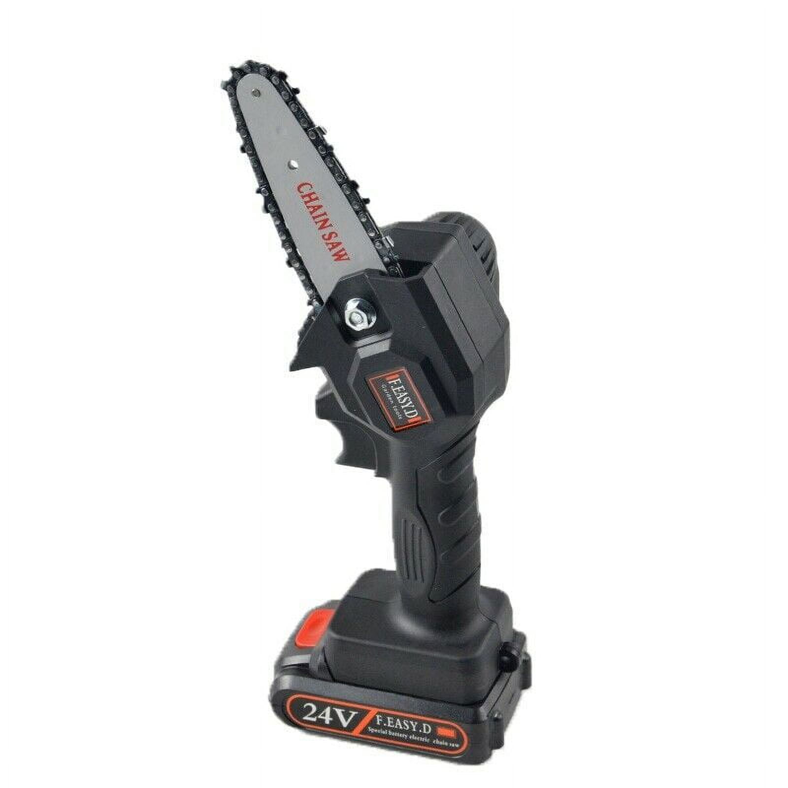 Myriann 4" Cordless Electric Mini Chainsaw, One-Hand Pruning Shears for Tree Branch and Wood Cutting