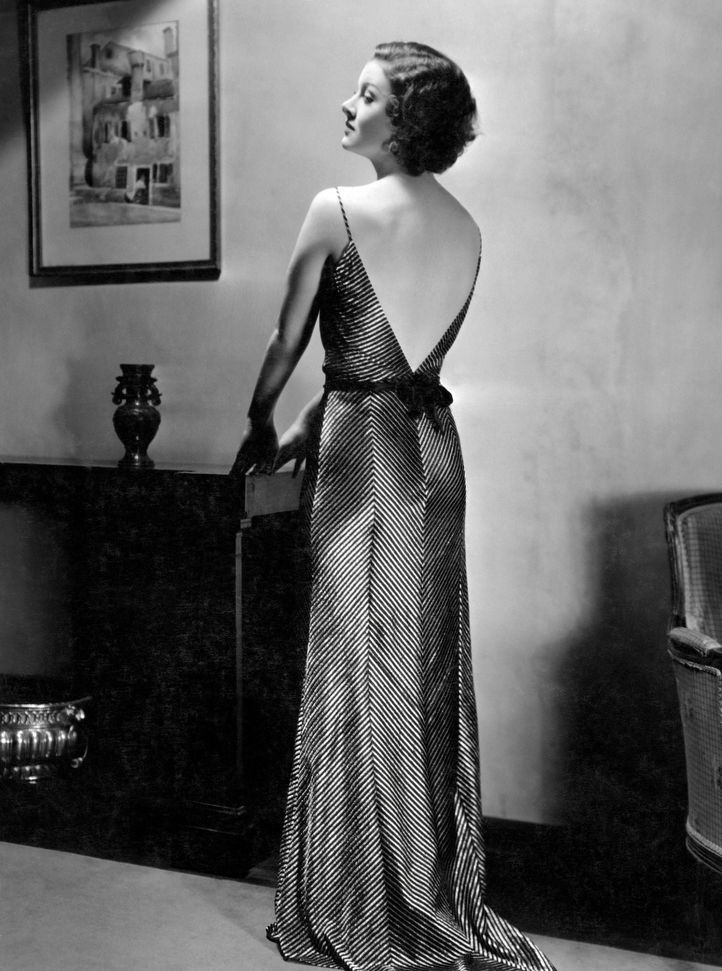 Myrna Loy Canvas Art - (16 x 20)