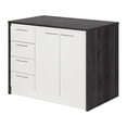 thumbnail image 1 of Myro Kitchen Island Gray Oak and White, 1 of 20