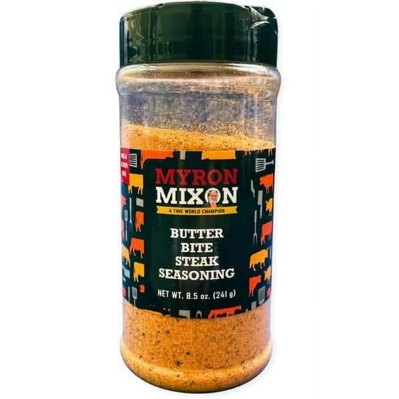 Myron Mixon MYMX MMPR0008 8.5 oz Butter Bite Rub Steak Seasoning