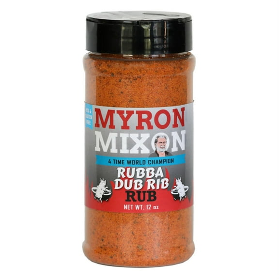 Myron Mixon MMR004 Rubba Dub BBQ Rub, 12 oz. - Quantity 1