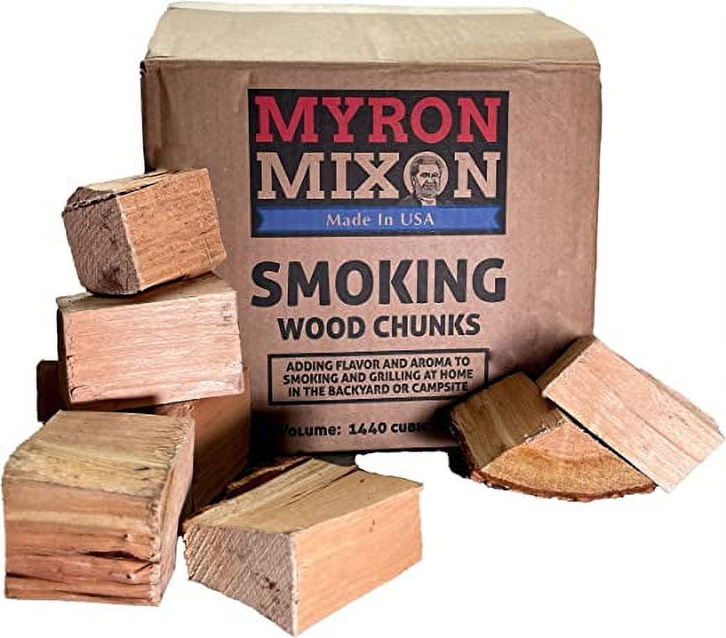 Myron Mixon Hickory Wood Chunk Box, 16 lbs
