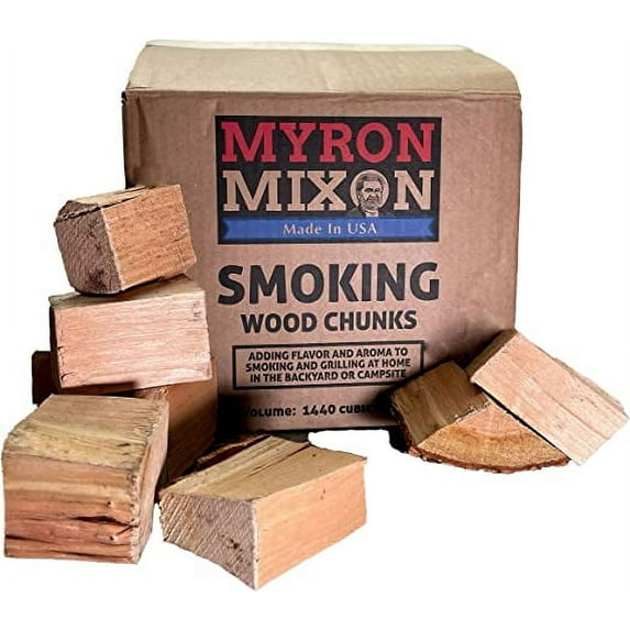 Myron Mixon Hickory Wood Chunk Box, 16 lbs