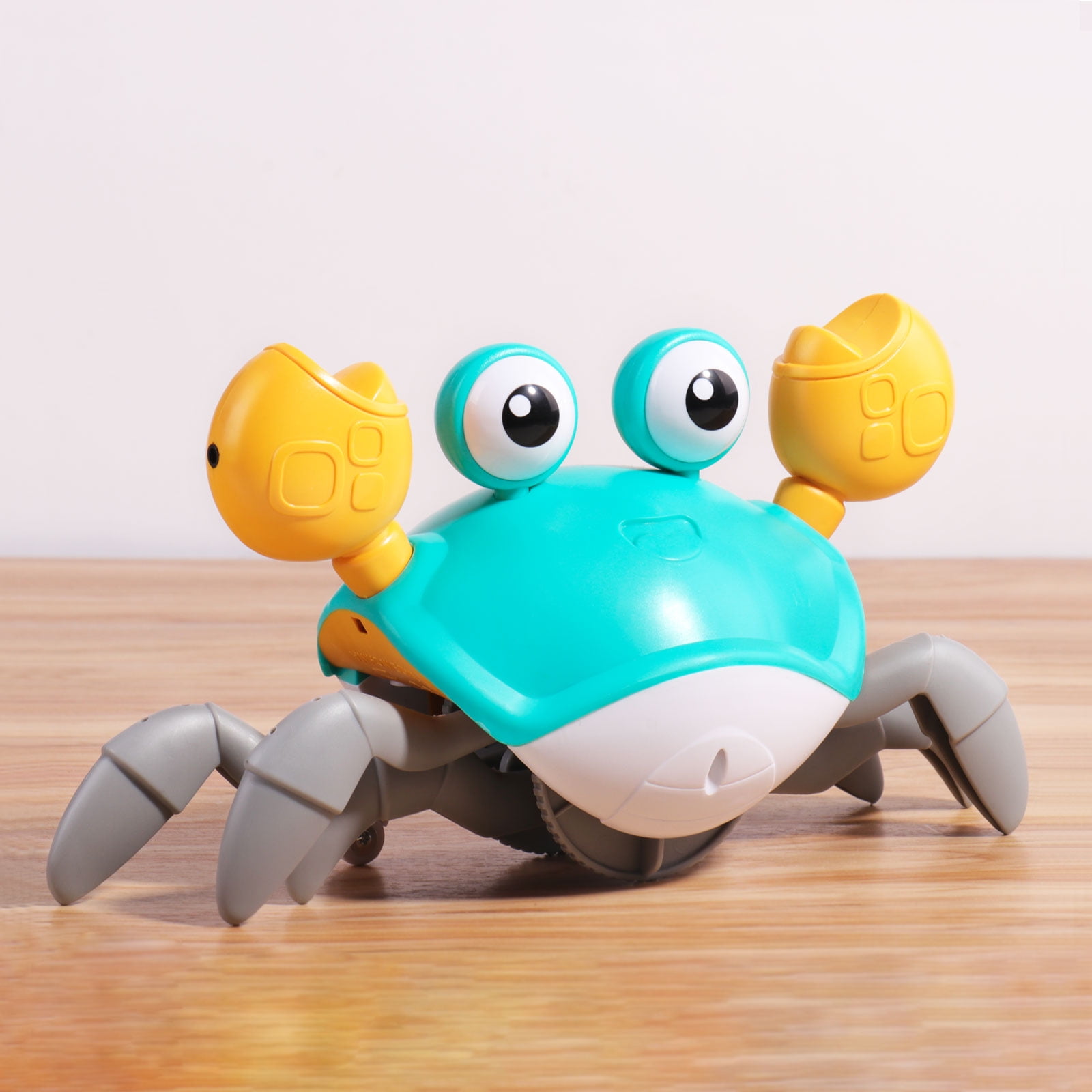 Myron Sensory Crawling Crab With Music And Light For Little Kids 6-12 ...