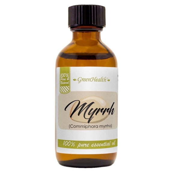 Myrrh Essential Oil - 2 fl oz - Amber Glass Bottle w/ Cap