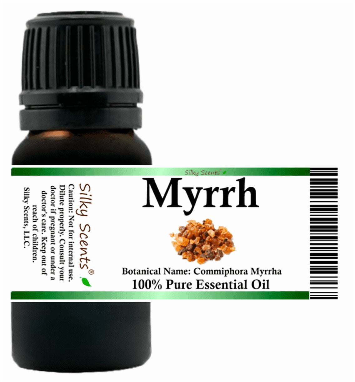 Myrrh Essential Oil 5 ml (1/6 fl oz) - 100% Pure and Natural by Silky Scents