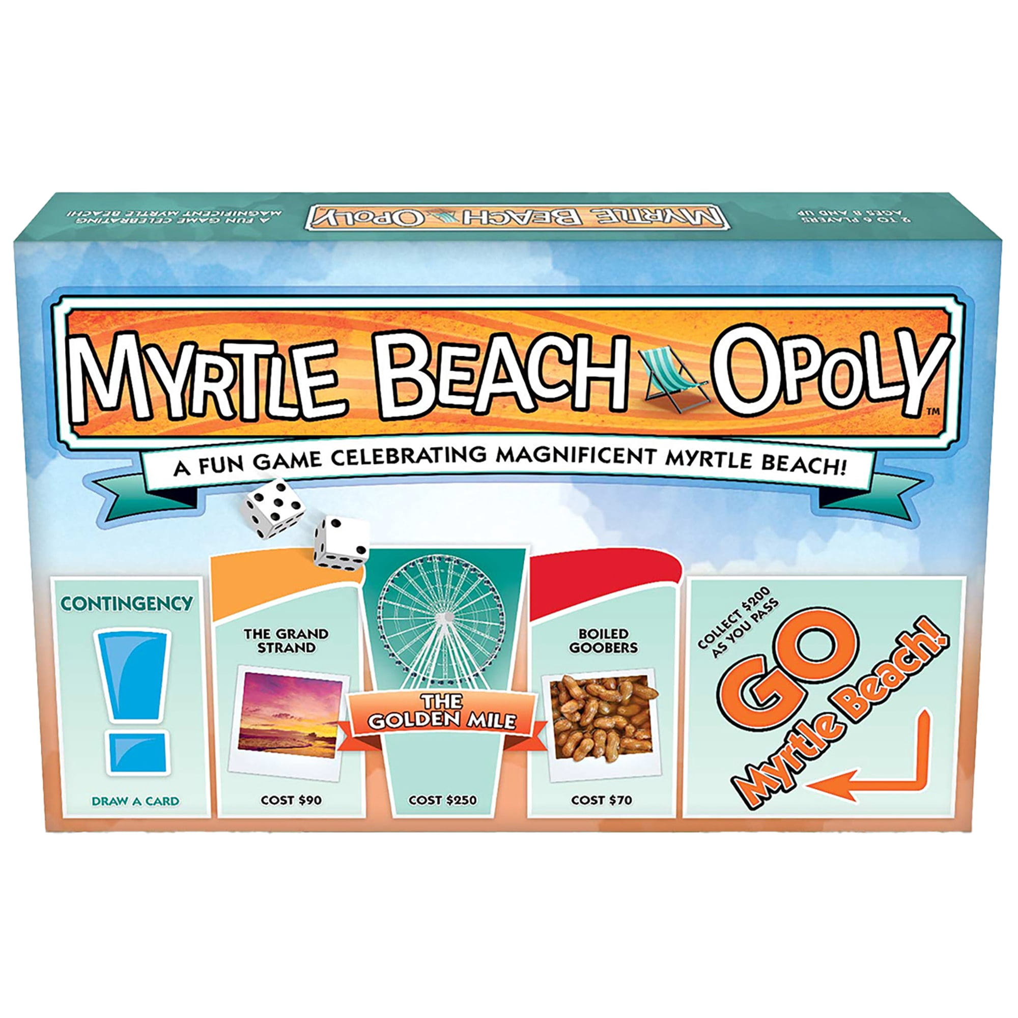 Late For The Sky: Myrtle Beach-Opoly - Vacation Destination Themed