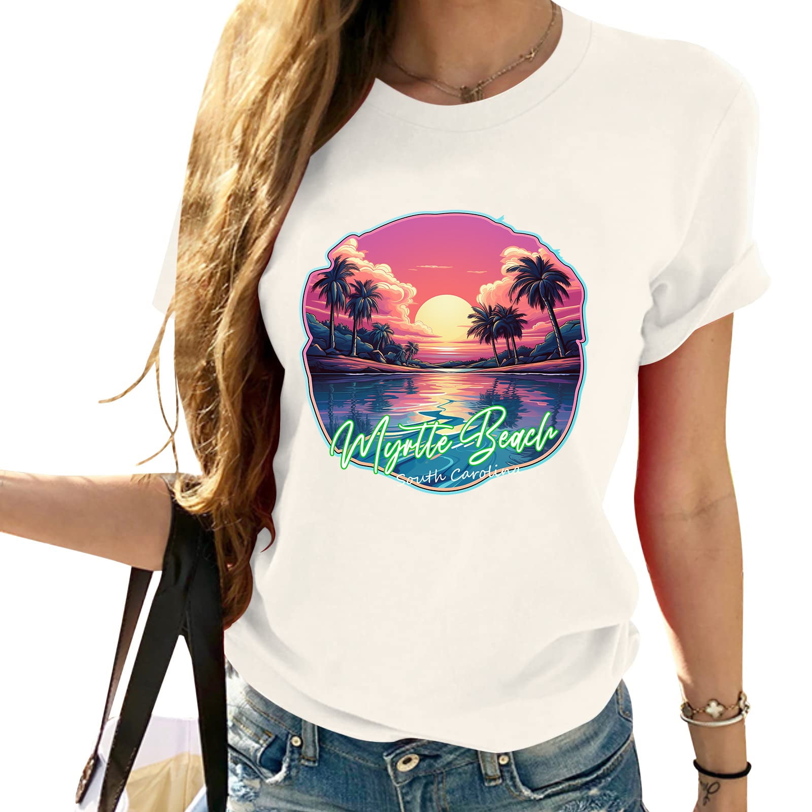 Myrtle Beach Tropical Beach Vacation Tee Myrtle Beach Tropical Beach Vacation Tee