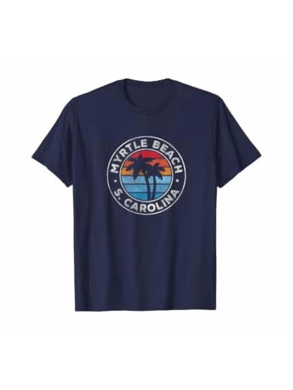 Myrtle Beach South Carolina SC Vintage Graphic Retro 70s T-Shirt