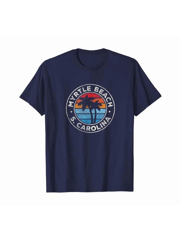Myrtle Beach South Carolina SC Vintage Graphic Retro 70s T-Shirt