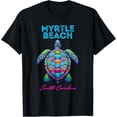 thumbnail image 1 of Myrtle Beach South Carolina Tribal Beach Sea Turtle T-Shirt, 1 of 2