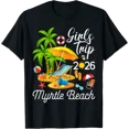 thumbnail image 1 of Myrtle Beach South Carolina Tropical Summer Girls Trip T-Shirt, 1 of 6