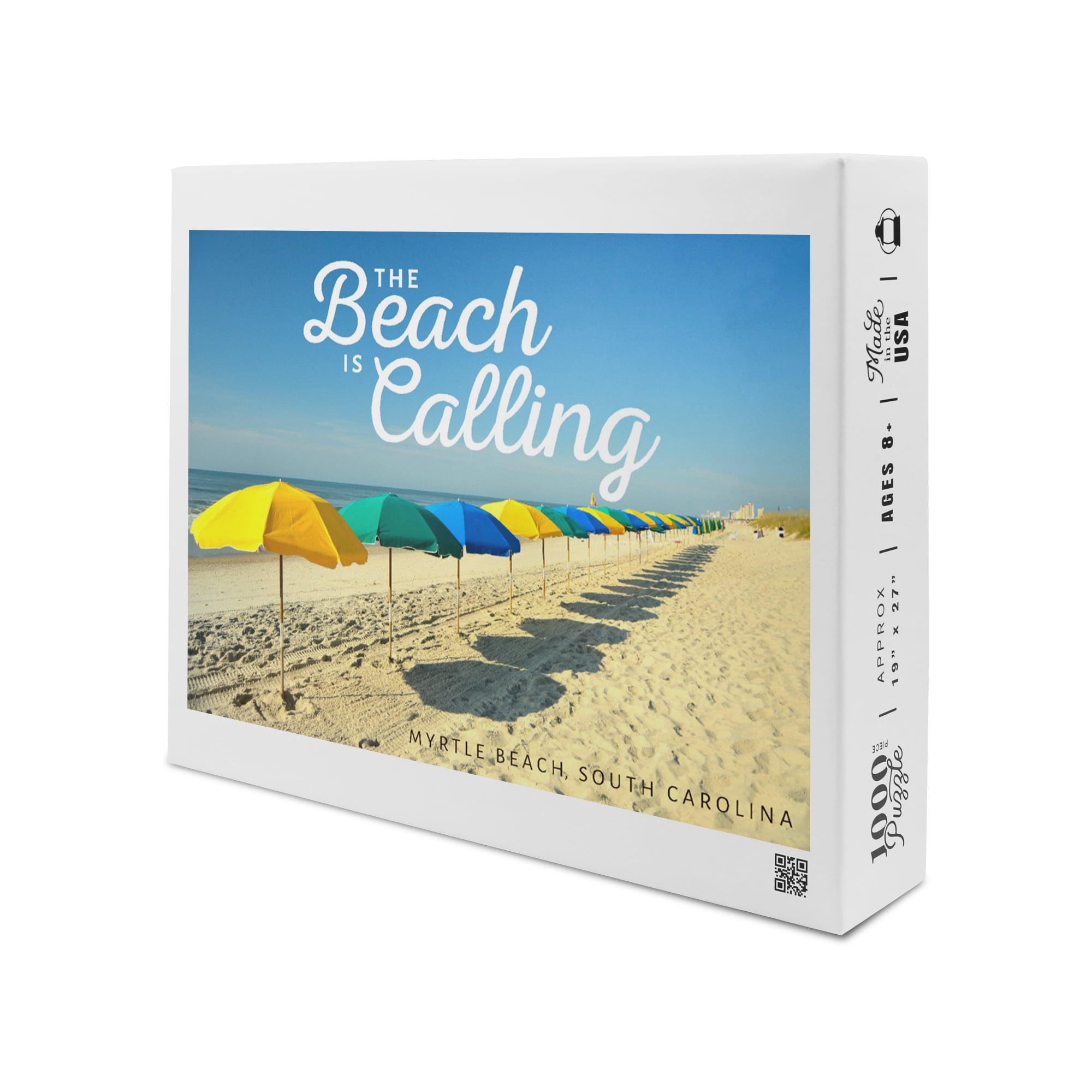 Myrtle Beach, South Carolina, Umbrellas (1000 Piece Puzzle, Size 19x27