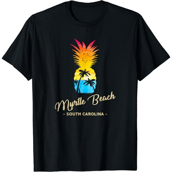 Myrtle Beach Souvenir Pineapple - South Carolina T-Shirt