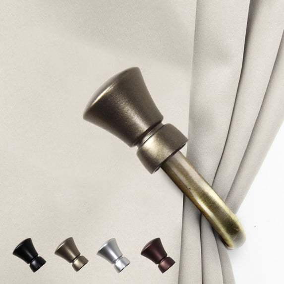Myrtle Curtain Rod Holdback - Antique Light Gold,(5712-034)
