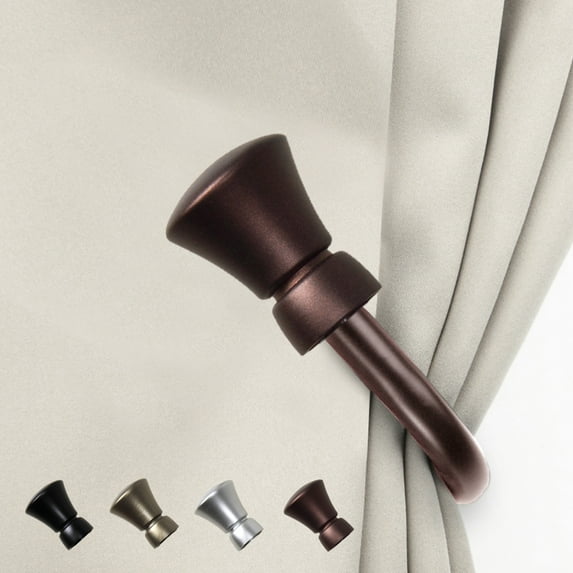 Myrtle Curtain Rod Holdback - Cocoa,(5712-037)