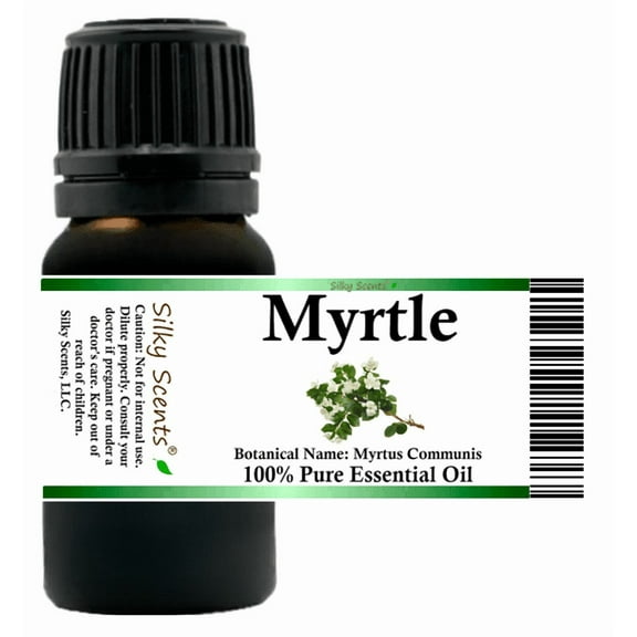 Myrtle Essential Oil 5 ml (1/6 fl oz) - 100% Pure and Natural by Silky Scents