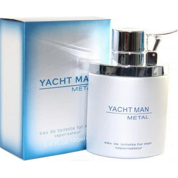 Myrurgia Yacht Man Metal Eau De Toilette Spray for Men 3.4 oz
