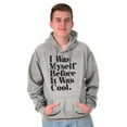 thumbnail image 1 of Myself Before It Was Sarcastic Hoodie Sweatshirt Women Men Brisco Brands L, 1 of 6
