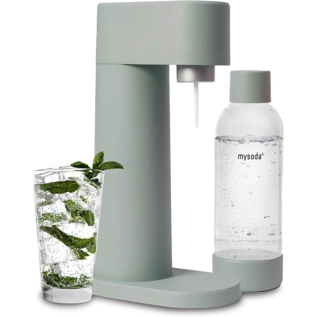 Woody Sparkling Water Maker - Seltzer Maker Machine - Color Sage Green