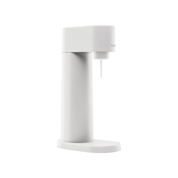 Mysoda Woody Sparkling Water Maker & Soda Maker with 1L Bottle, Wood Composite - White